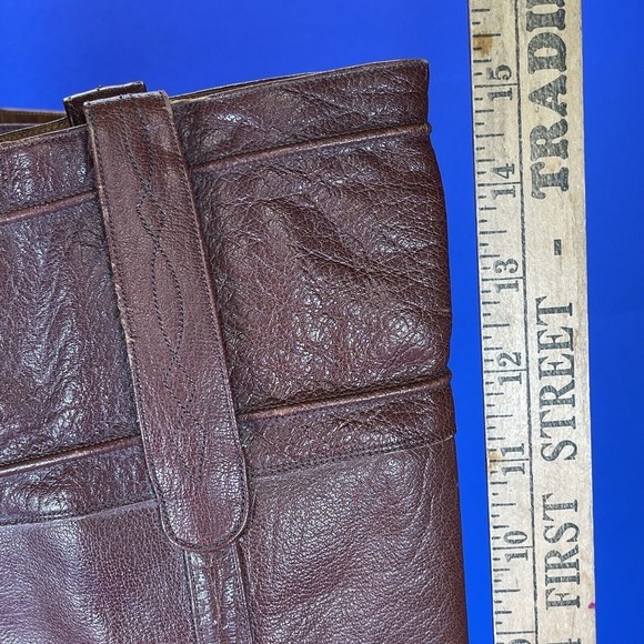 Vintage Kane Gold Label Exclusive‎ 3403 Brown Leather Boots Women’s 6.5 - 7 - Picture 9 of 13